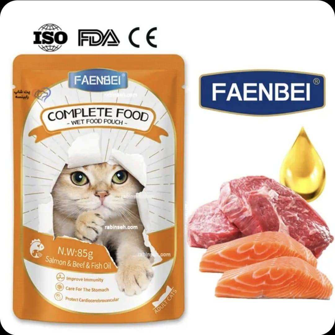 پوچ پته ای فنبی گربه بالغ 85 گرمی
