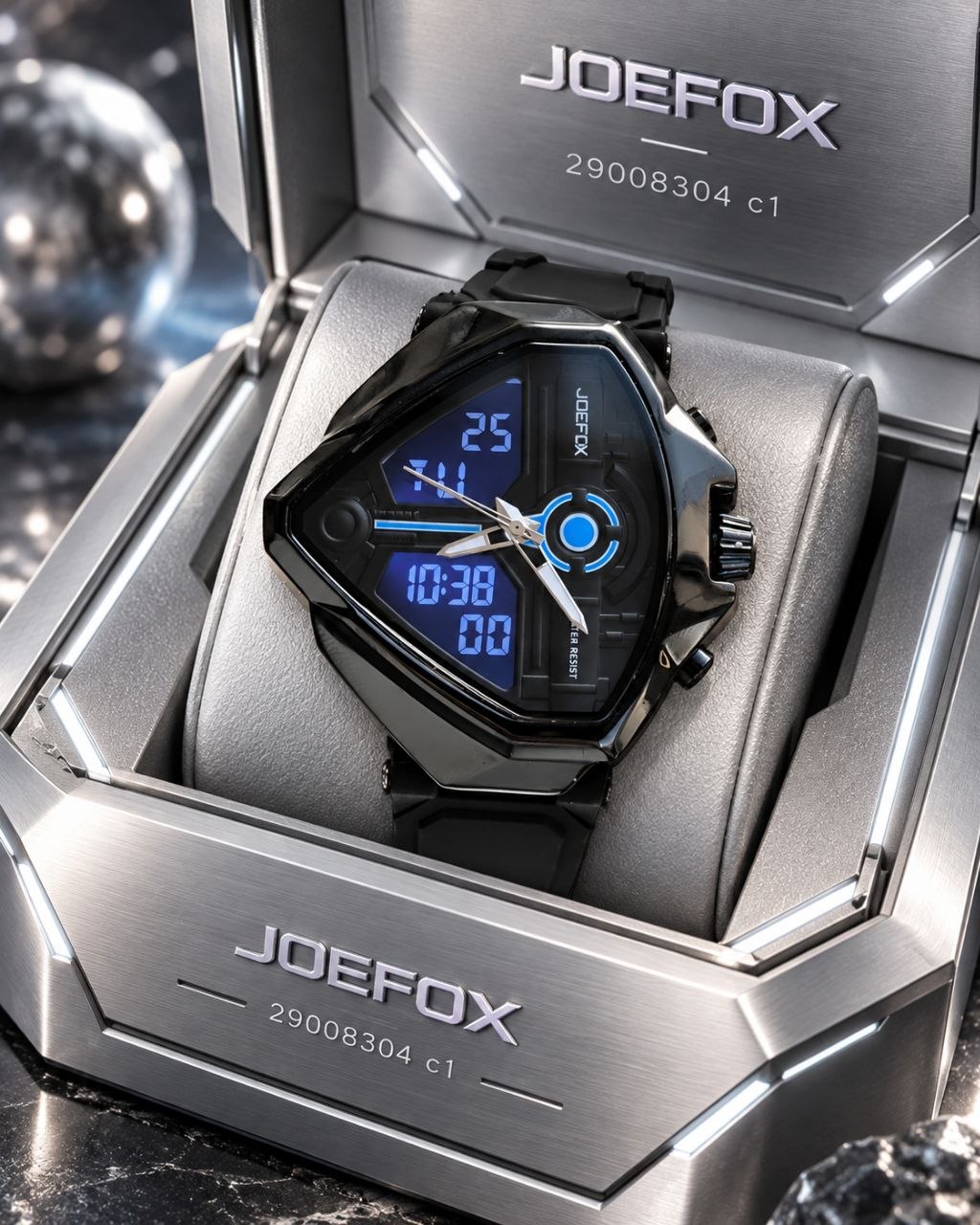 ساعت مردانه دوزمانه joefox مدل 2900